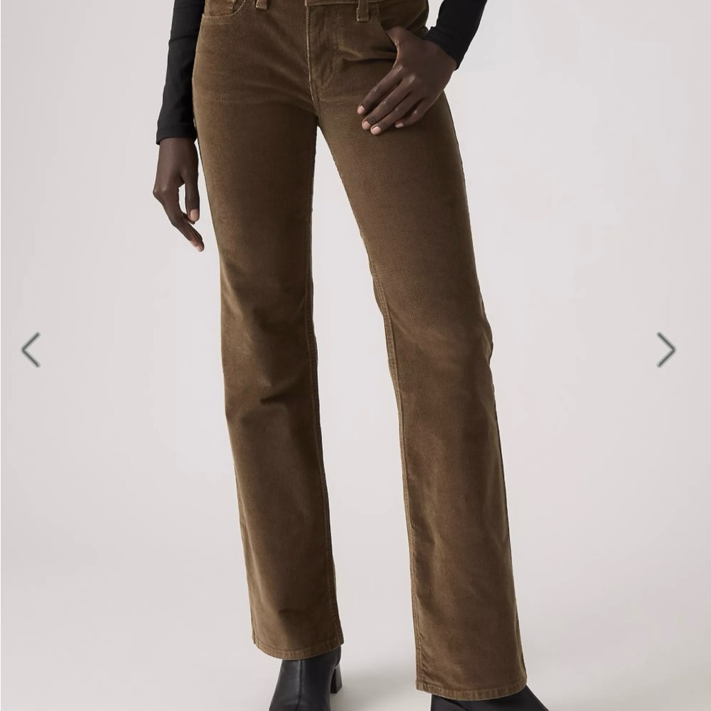 Levi's Brown Boot Cut cordaroy Pants - Picture 5 of 7